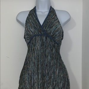 Blue Vintage Y2k Halter Top